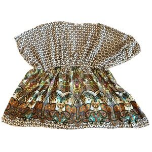 Vivace kimono style printed blouse one size